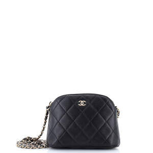 Chanel Cc Dome Zip Clutch With Chain #239864C44B